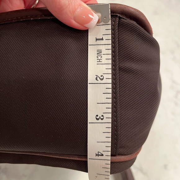 Authentic Coach brown leather briefcase. Silver hardware. Unisex - Picture 11 of 16